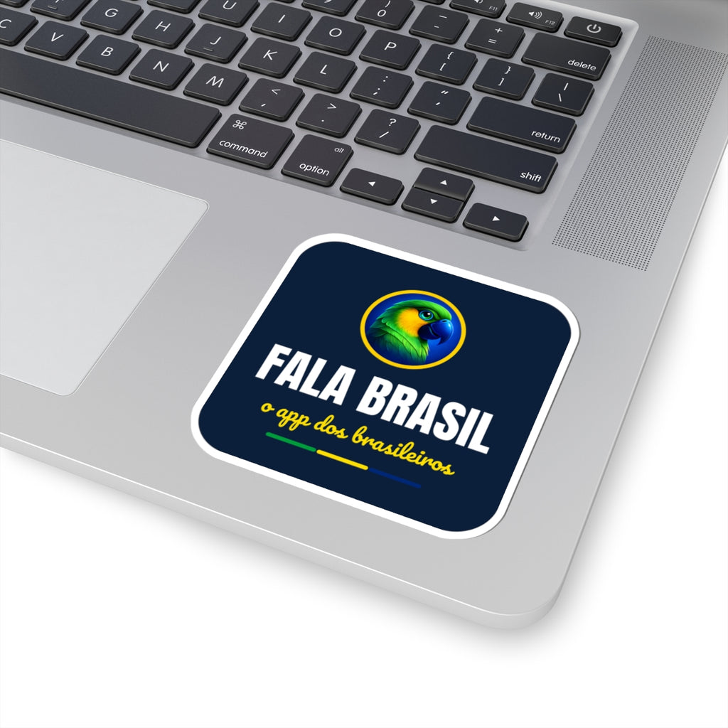 Adesivo Fala Brasil — O App dos Brasileiros