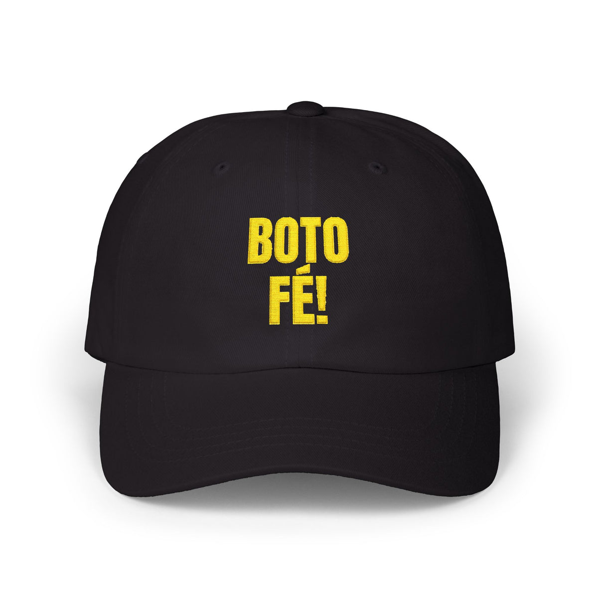 Boné Bordado — Boto fé
