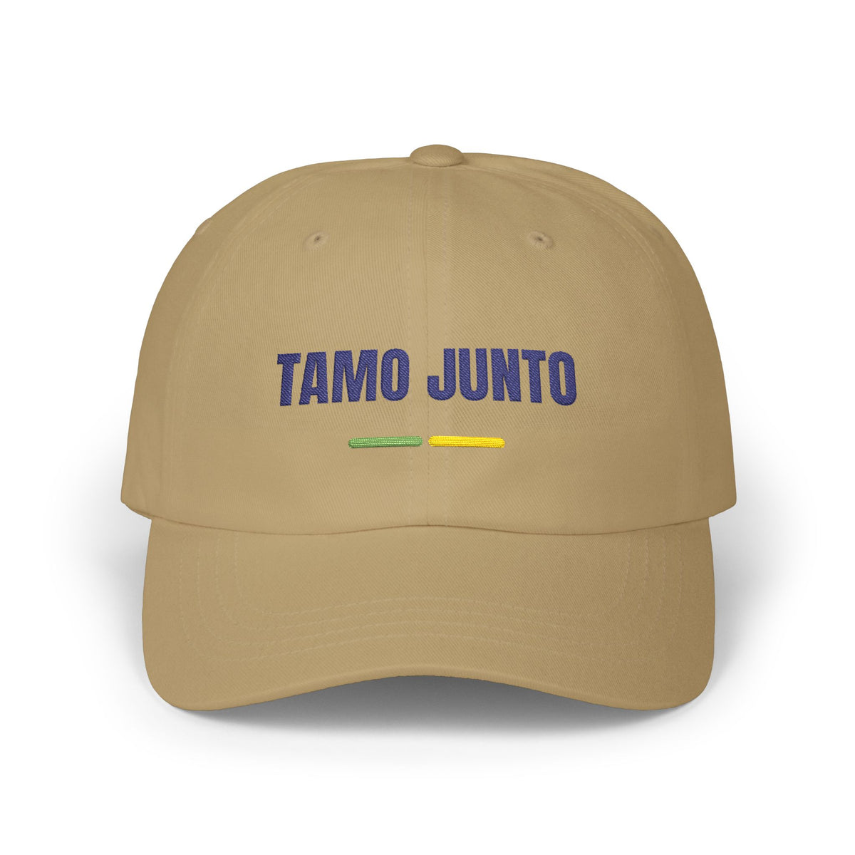 Boné Tamo Junto — Bordado
