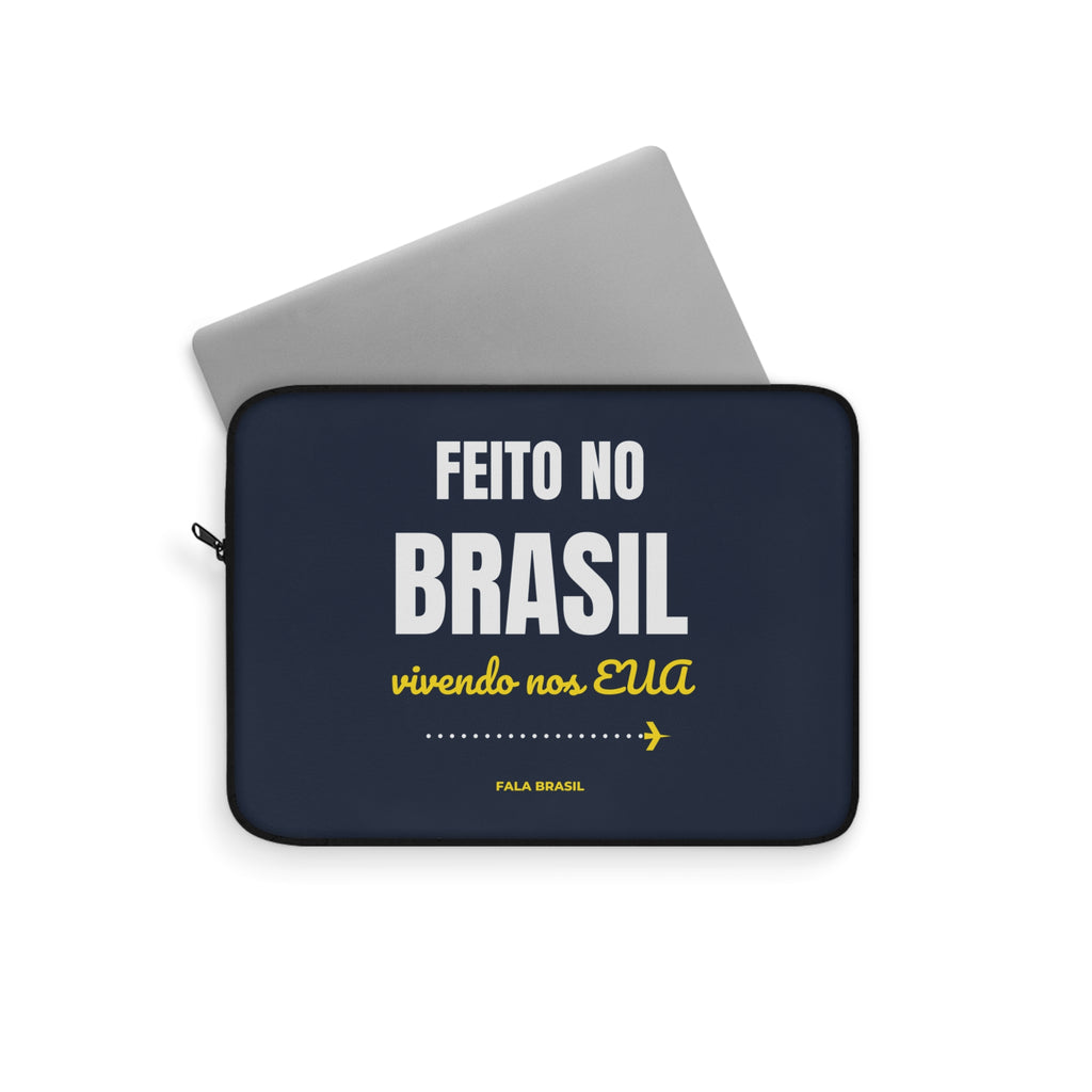 Capa de Notebook Feito no Brasil, Vivendo nos EUA