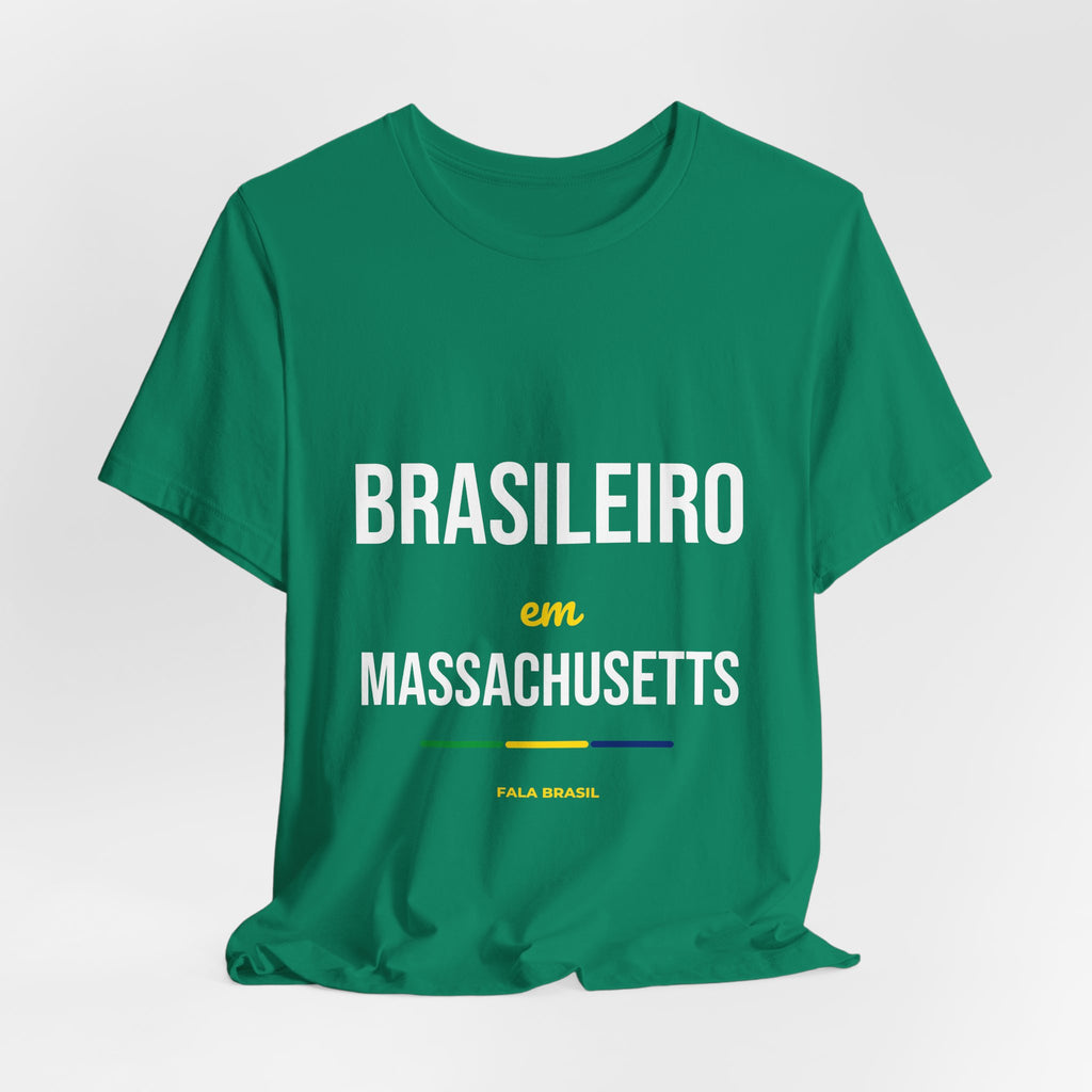 Camiseta Brasileiro em Massachusetts