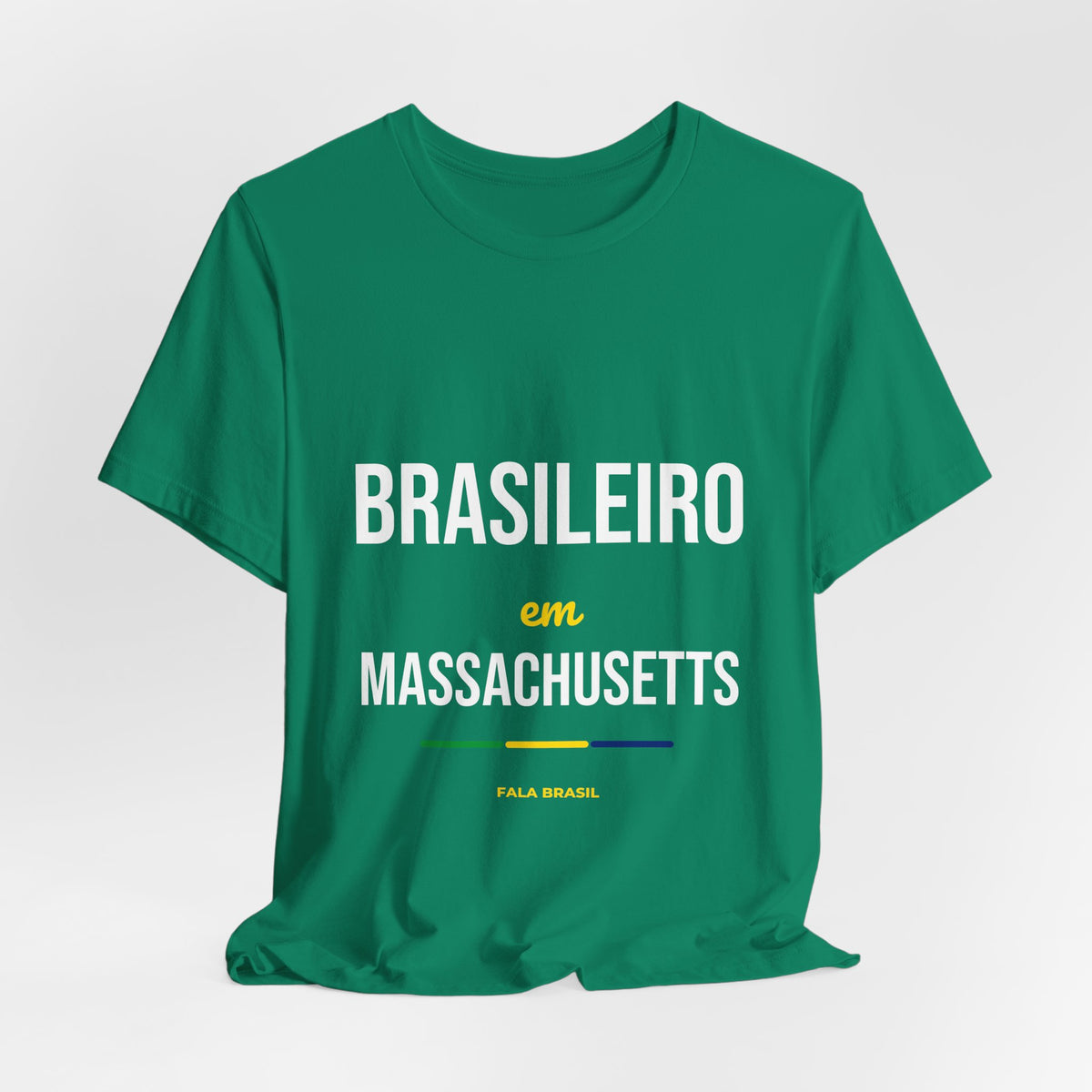 Camiseta Brasileiro em Massachusetts