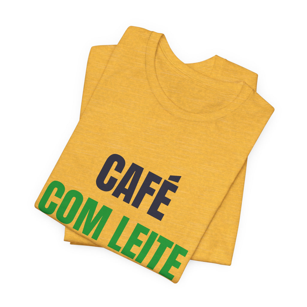Camiseta Café com Leite & Saudade