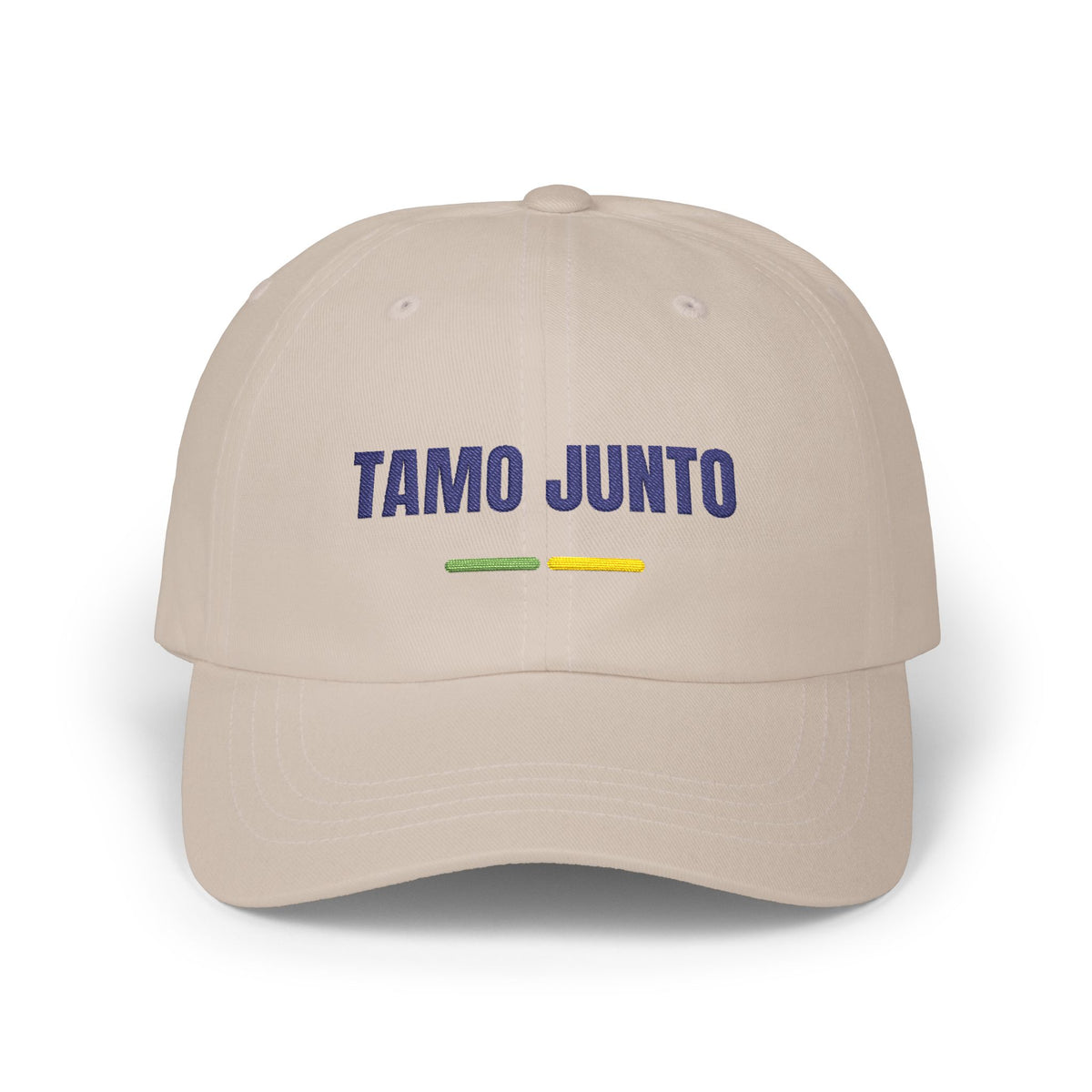 Boné Tamo Junto — Bordado