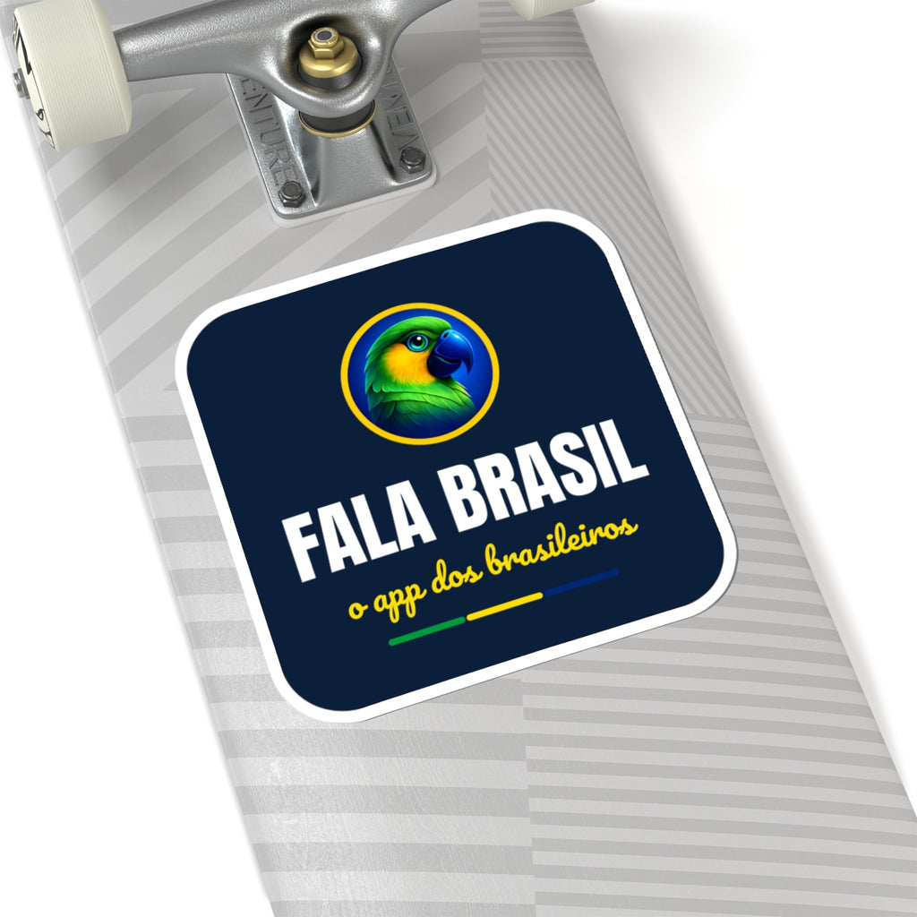 Adesivo Fala Brasil — O App dos Brasileiros