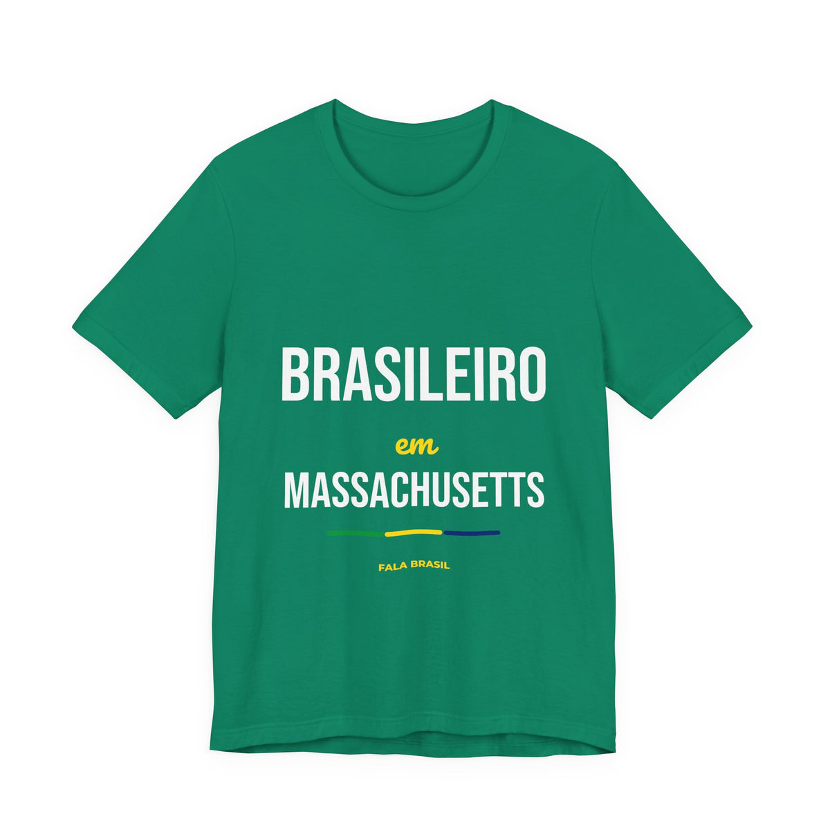 Camiseta Brasileiro em Massachusetts