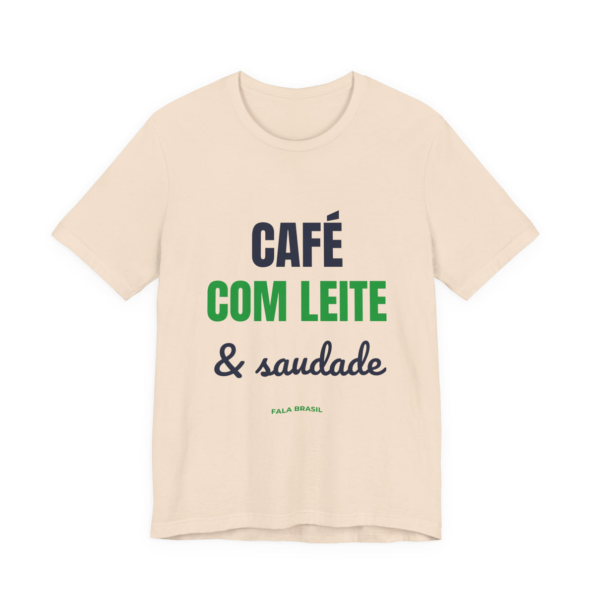 Camiseta Café com Leite & Saudade