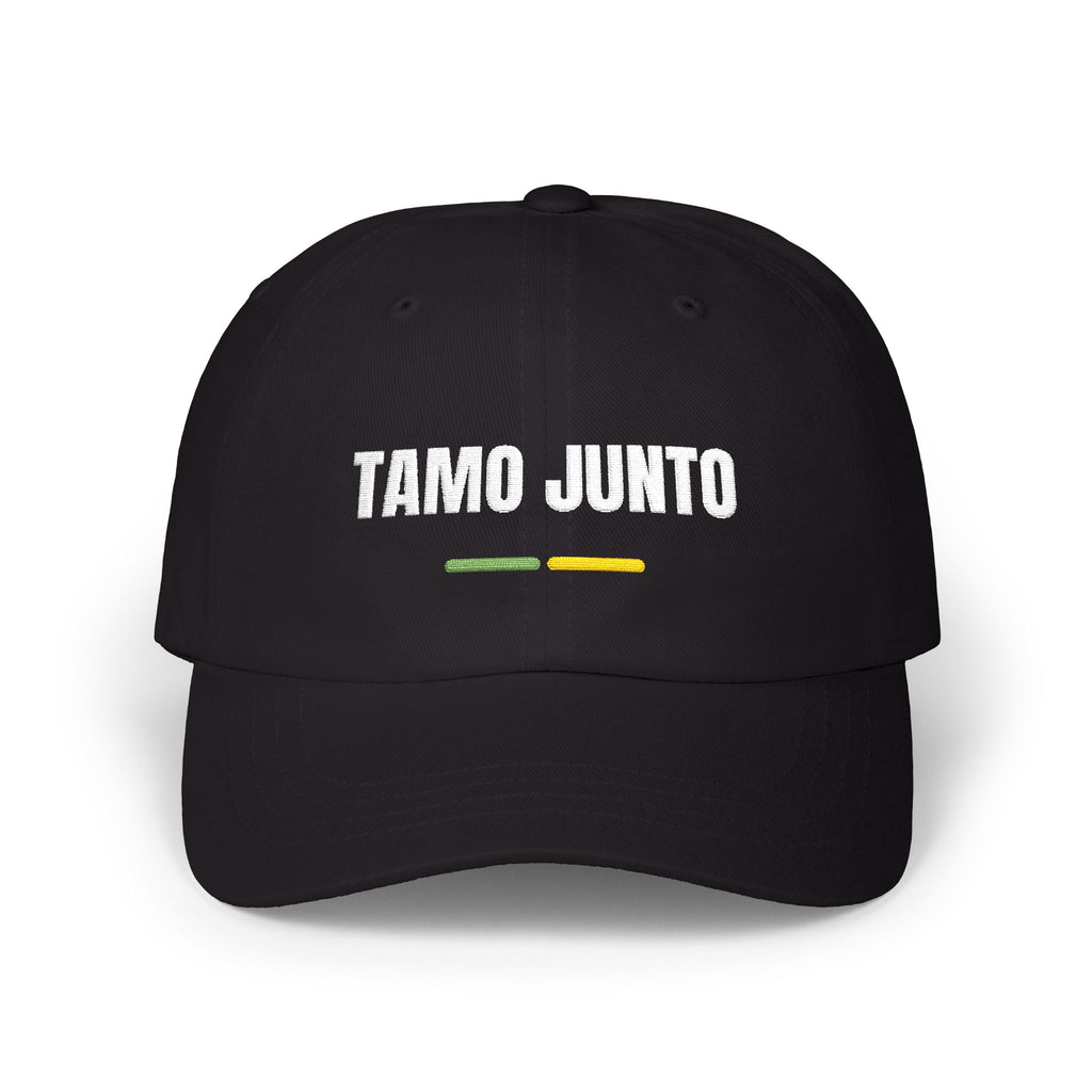 Boné Tamo Junto — Bordado