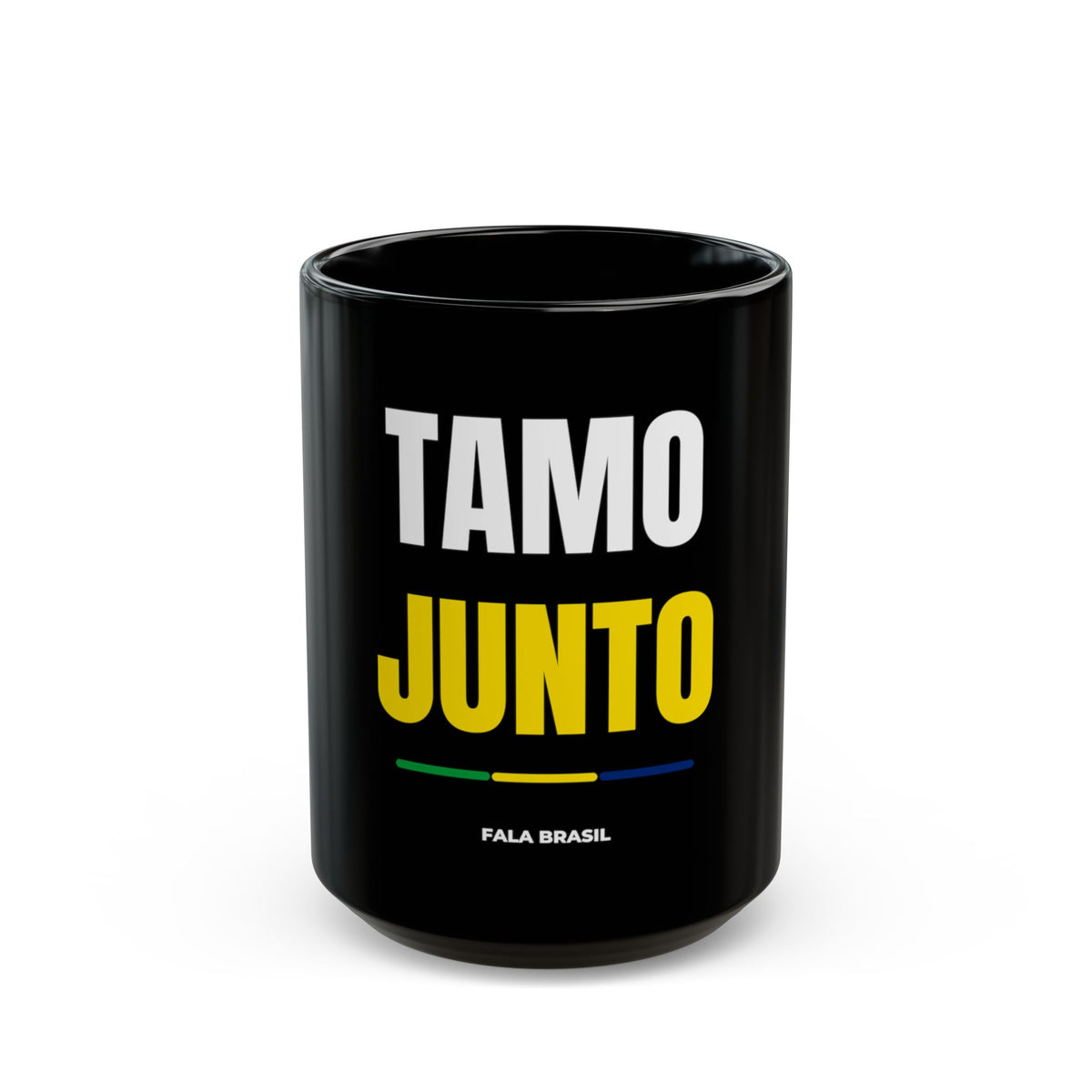 Caneca Preta Tamo Junto