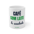 Caneca Café com Leite & Saudade