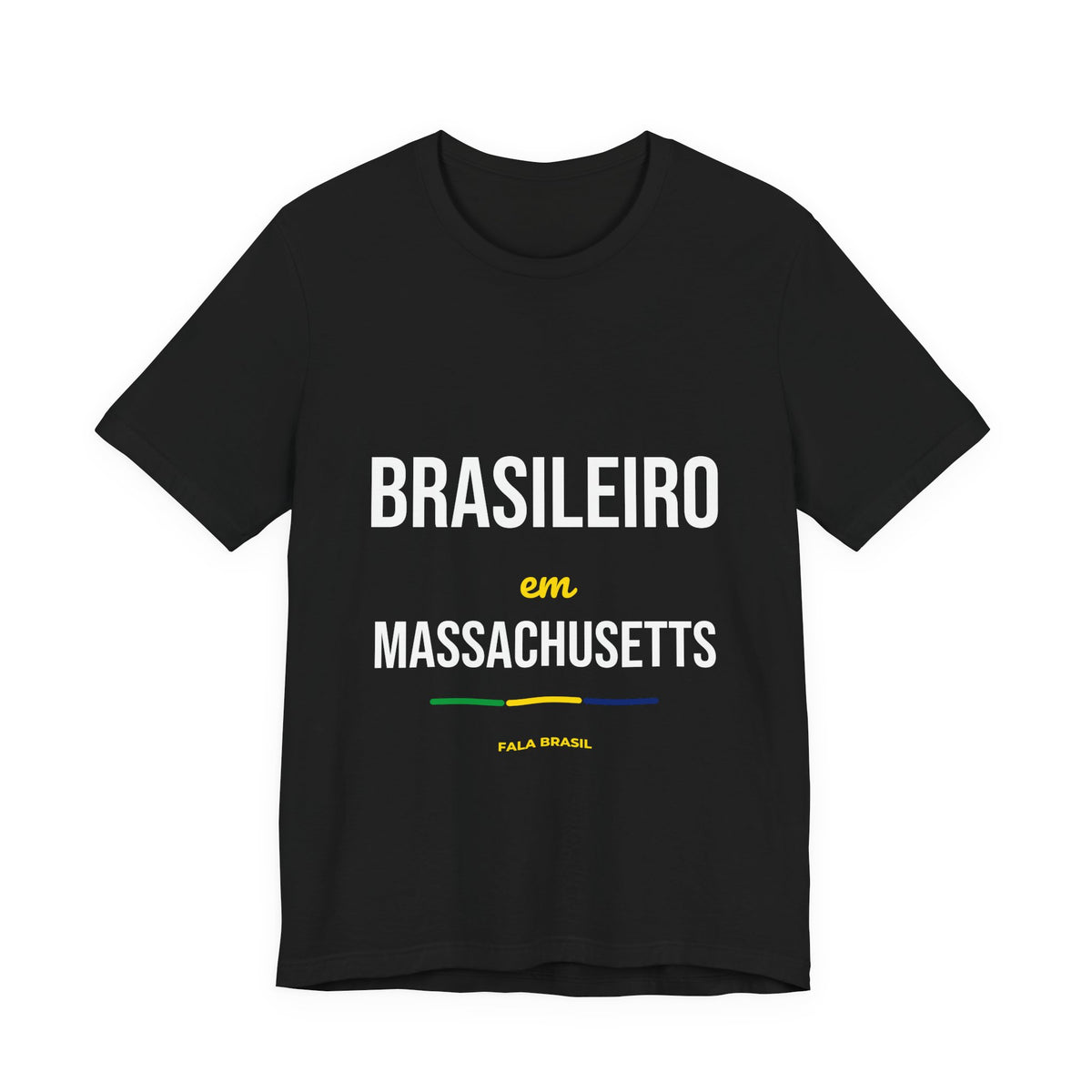 Camiseta Brasileiro em Massachusetts