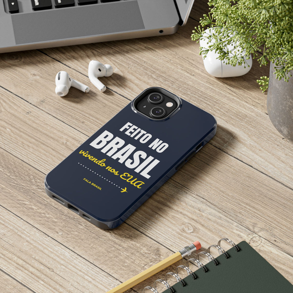 Capinha de Celular Feito no Brasil, Vivendo nos EUA