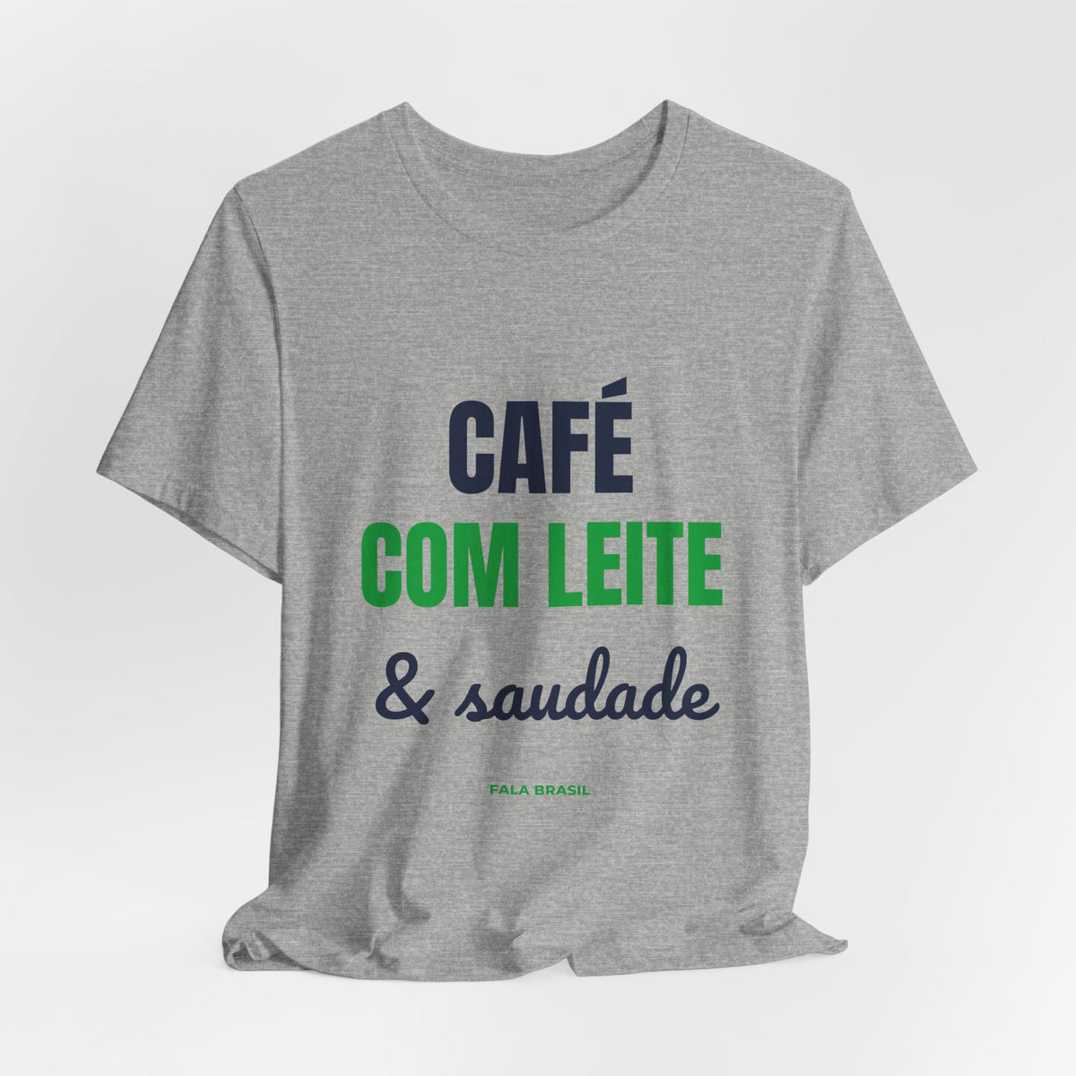Camiseta Café com Leite & Saudade