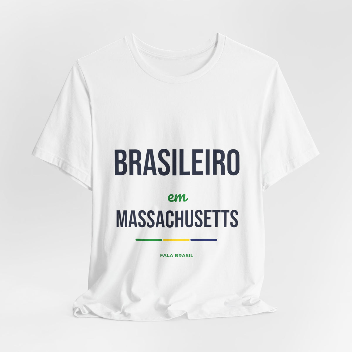 Camiseta Brasileiro em Massachusetts