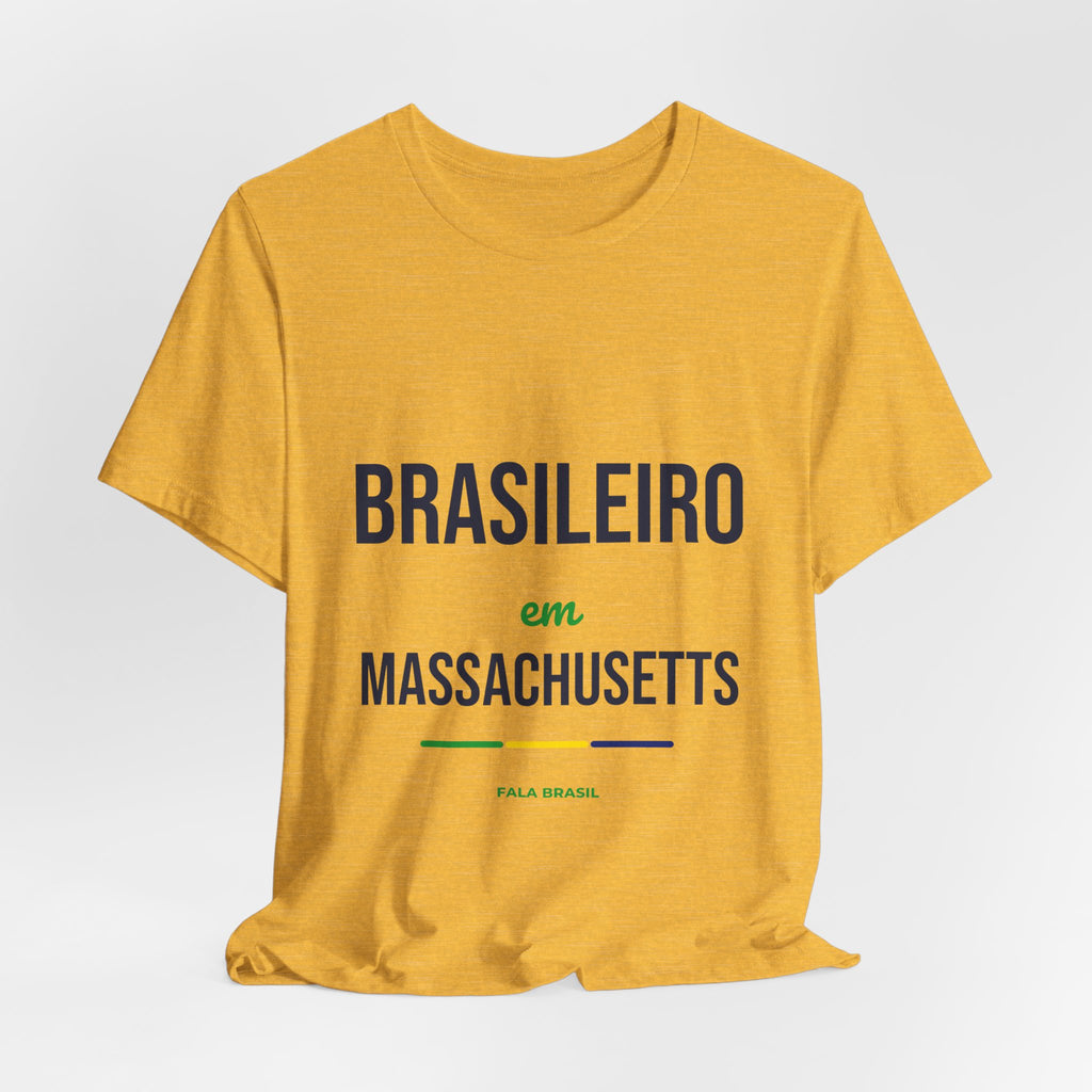 Camiseta Brasileiro em Massachusetts