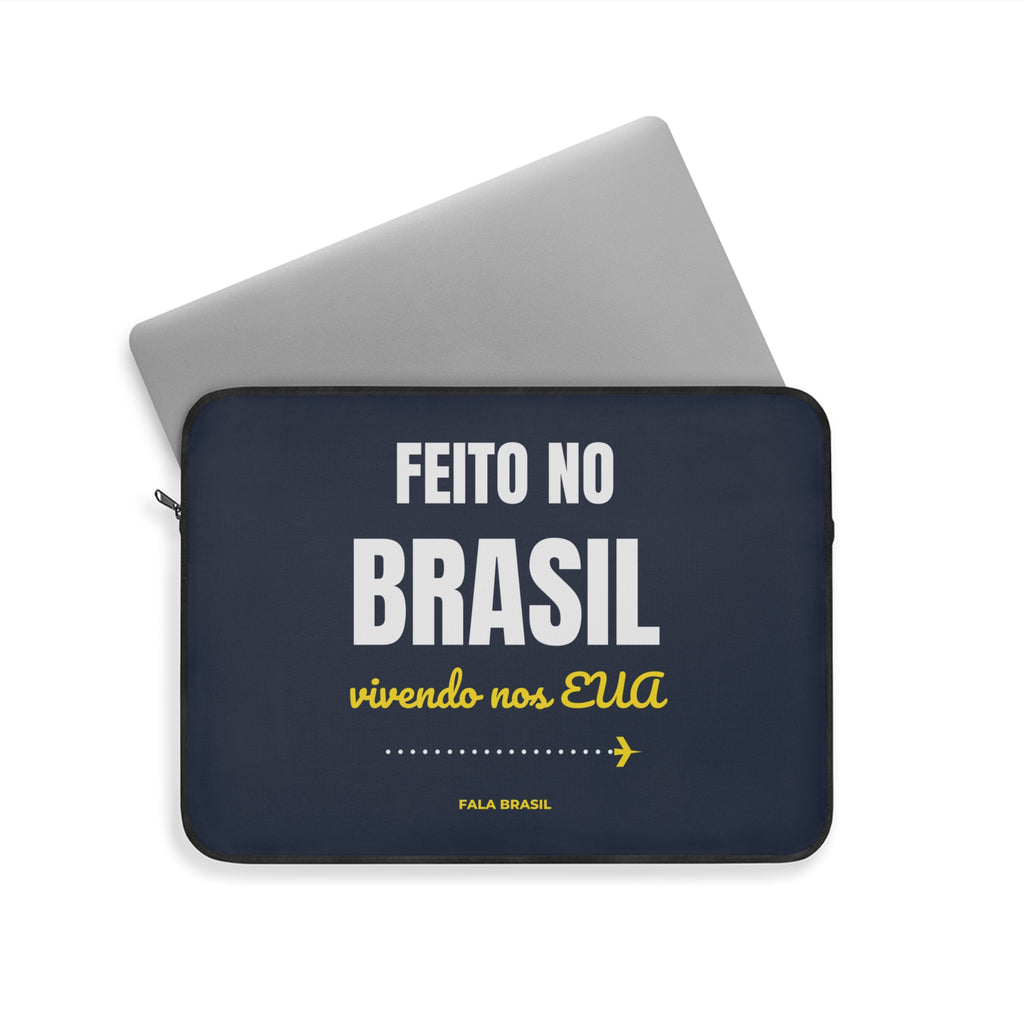 Capa de Notebook Feito no Brasil, Vivendo nos EUA
