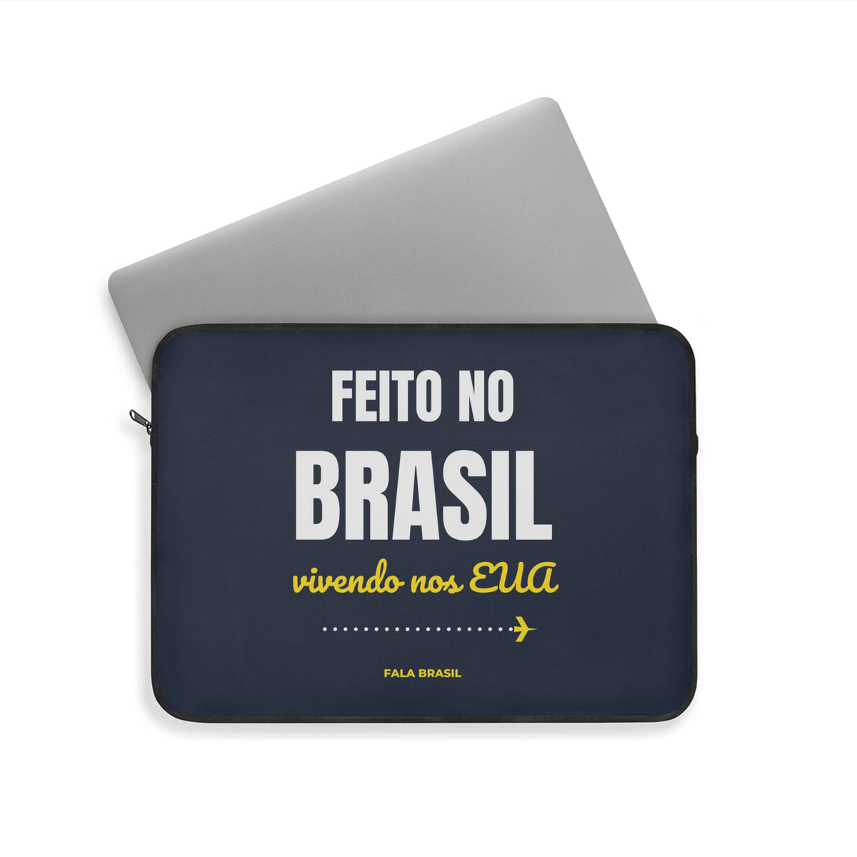 Capa de Notebook Feito no Brasil, Vivendo nos EUA