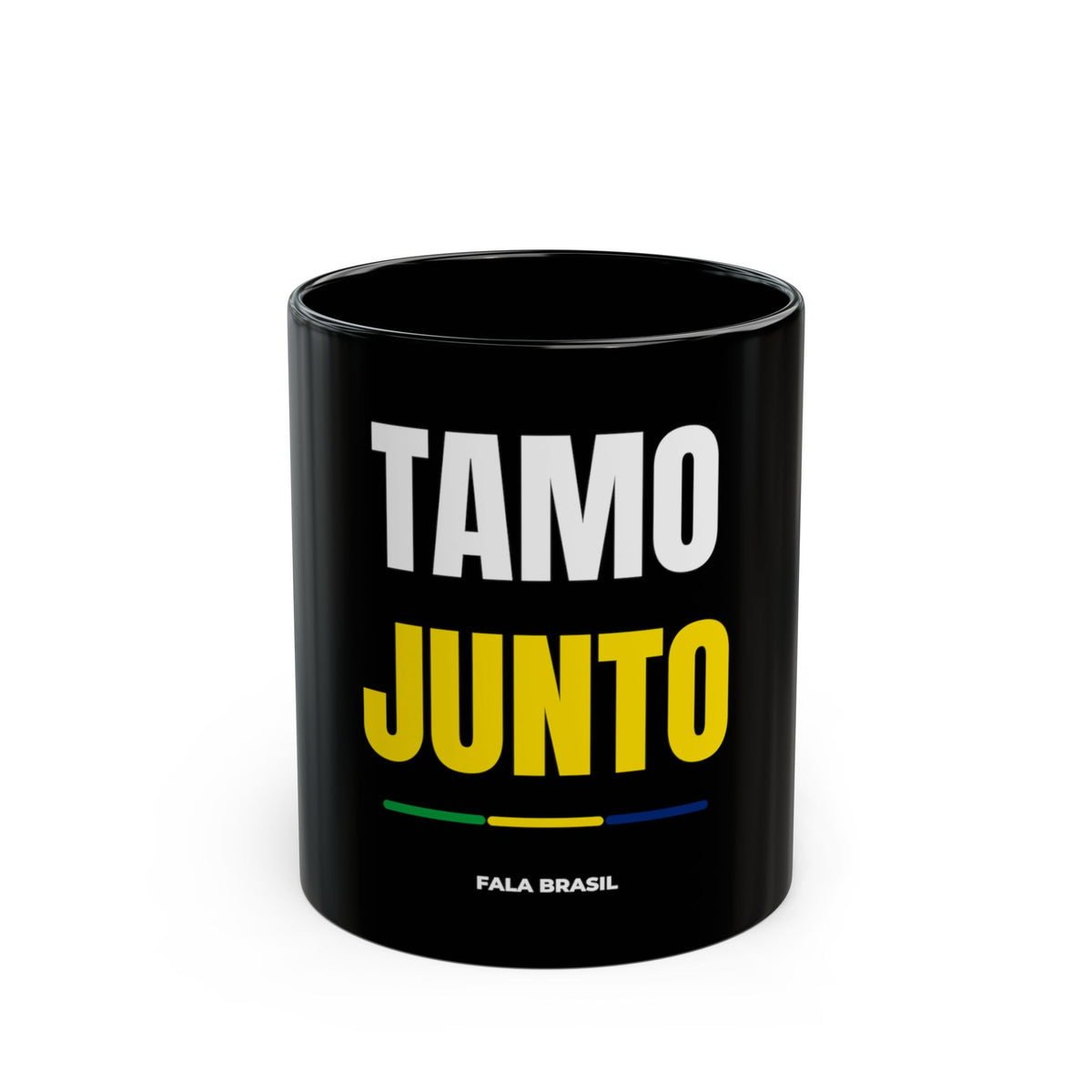 Caneca Preta Tamo Junto