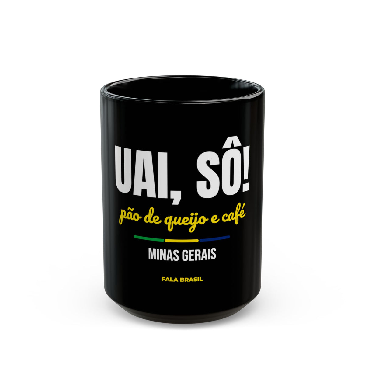 Caneca Preta Uai, Sô! — Minas Gerais